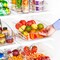 Sorbus Fridge Organizer on Wheels - Rolling Fridge Organizers and Storage Clear Design with Dividers & Handles for Kitchen Organization and Storage - Refrigerator Organizer Bins & Pantry Storage Bins